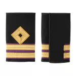 Merchant Marine Navy Epaulette 1-4 bar gold epaulete Bullion Braid Captain Chief officer shoulder Shipping epaulettes