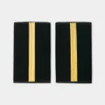 Merchant Marine Navy Epaulette 1-4 bar gold epaulete Bullion Braid Captain Chief officer shoulder Shipping epaulettes