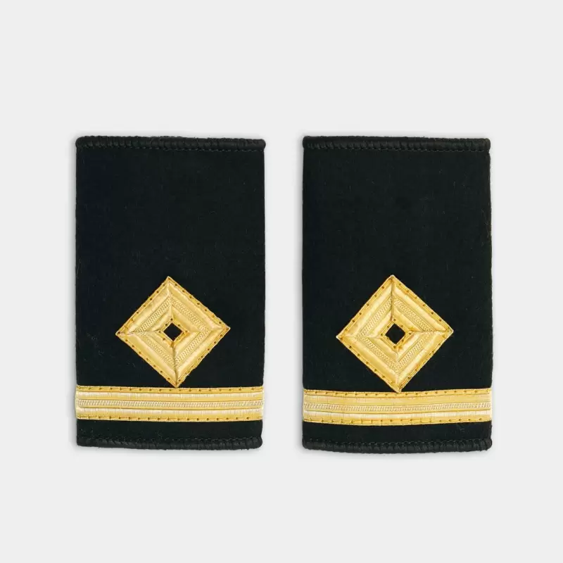 Merchant Marine Navy Epaulette 1-4 bar gold epaulete Bullion Braid Captain Chief officer shoulder Shipping epaulettes