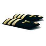 Military Shoulder Epaulette board Navy Capt Captain Rank Insignia Shoulder Shipping Strap Board Epaulette Seaman Costume Epaulet