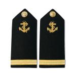 Military Shoulder Epaulette board Navy Capt Captain Rank Insignia Shoulder Shipping Strap Board Epaulette Seaman Costume Epaulet