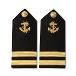 Military Shoulder Epaulette board Navy Capt Captain Rank Insignia Shoulder Shipping Strap Board Epaulette Seaman Costume Epaulet