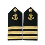 Military Shoulder Epaulette board Navy Capt Captain Rank Insignia Shoulder Shipping Strap Board Epaulette Seaman Costume Epaulet