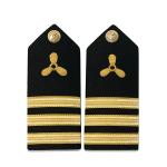 Military Shoulder Epaulette board Navy Capt Captain Rank Insignia Shoulder Shipping Strap Board Epaulette Seaman Costume Epaulet