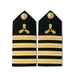 Military Shoulder Epaulette board Navy Capt Captain Rank Insignia Shoulder Shipping Strap Board Epaulette Seaman Costume Epaulet