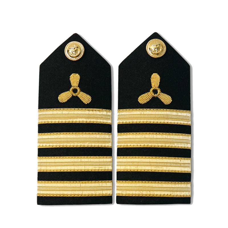 Military Shoulder Epaulette board Navy Capt Captain Rank Insignia Shoulder Shipping Strap Board Epaulette Seaman Costume Epaulet