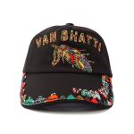 Vanbati College Wind Heavy Craft Metal Wire Handmade Embroidered Beaded Baseball Cap