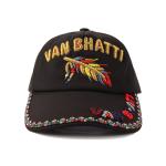 Vanbati College Wind Heavy Craft Metal Wire Handmade Embroidered Beaded Baseball Cap