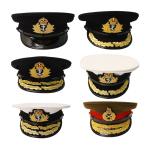 British big-brimmed hats, handmade tinsel gold embroidered hats, film and television props military fan collections